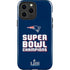 NFL Patriots Super Bowl LIII Champions iPhone 13 Pro Max Impact Case
