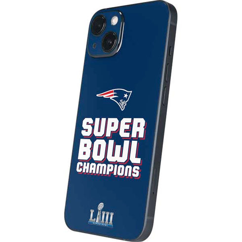 NFL Patriots Super Bowl LIII Champions iPhone 13 Skin
