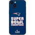 NFL Patriots Super Bowl LIII Champions iPhone 14 Plus Skin