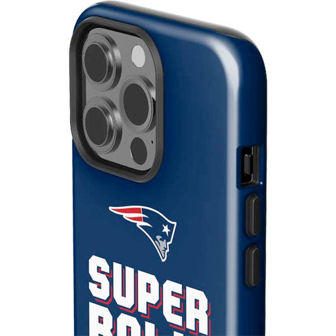 NFL Patriots Super Bowl LIII Champions iPhone 14 Pro Impact Case