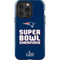 NFL Patriots Super Bowl LIII Champions iPhone 14 Pro Impact Case