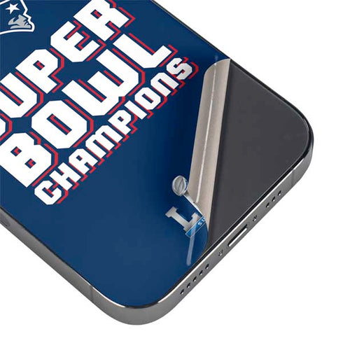 NFL Patriots Super Bowl LIII Champions iPhone 14 Pro Skin