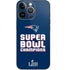 NFL Patriots Super Bowl LIII Champions iPhone 14 Pro Skin