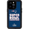 NFL Patriots Super Bowl LIII Champions iPhone 14 Pro Waterproof Case