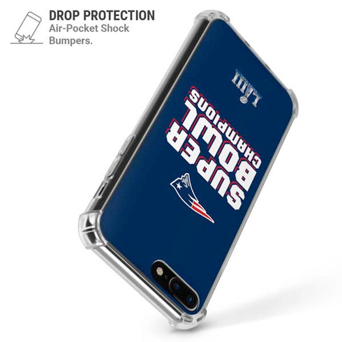 NFL Patriots Super Bowl LIII Champions iPhone 7/8 Plus Clear Case