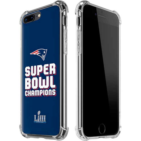 NFL Patriots Super Bowl LIII Champions iPhone 7/8 Plus Clear Case
