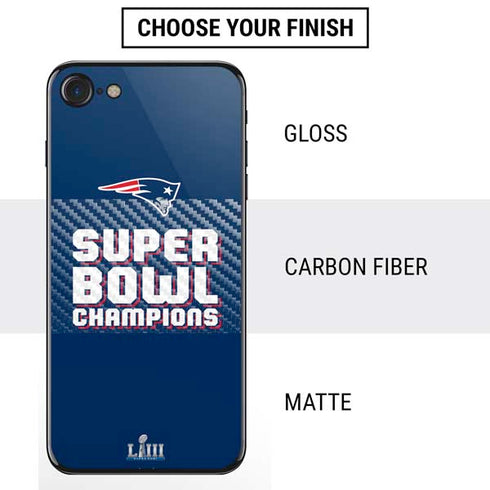 NFL Patriots Super Bowl LIII Champions iPhone SE (2nd & 3rd Gen) Skin