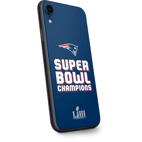 NFL Patriots Super Bowl LIII Champions iPhone XR Skin