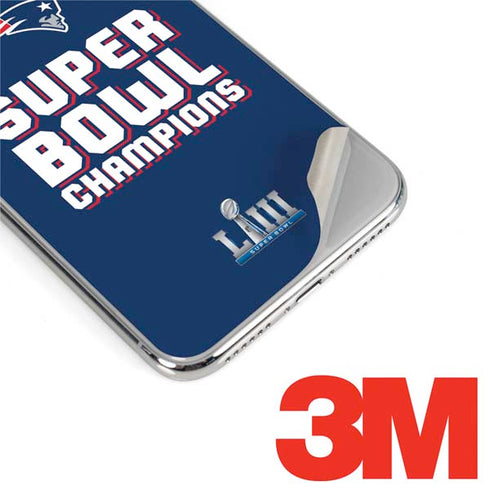 NFL Patriots Super Bowl LIII Champions iPhone XS Max Skin