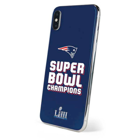 NFL Patriots Super Bowl LIII Champions iPhone XS Skin