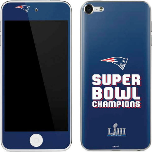 NFL Patriots Super Bowl LIII Champions Apple iPod Skin