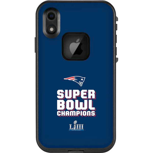 NFL Patriots Super Bowl LIII Champions LifeProof Fre iPhone Skin