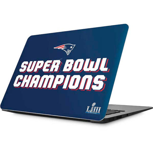 NFL Patriots Super Bowl LIII Champions Apple MacBook Skin