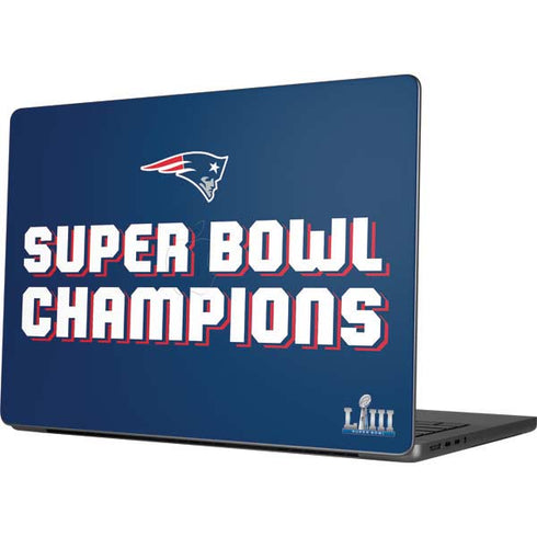 NFL Patriots Super Bowl LIII Champions MacBook Pro 14in (2021-24) Skin