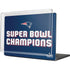 NFL Patriots Super Bowl LIII Champions MacBook Pro 16in (2021-25) Case plus Skin