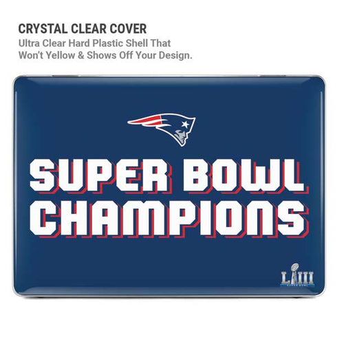 NFL Patriots Super Bowl LIII Champions MacBook Pro 16in (2021-25) Case plus Skin