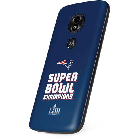 NFL Patriots Super Bowl LIII Champions Moto E5 Play Skin
