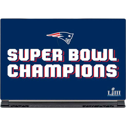 NFL Patriots Super Bowl LIII Champions MSI GS65 Stealth Laptop Skin