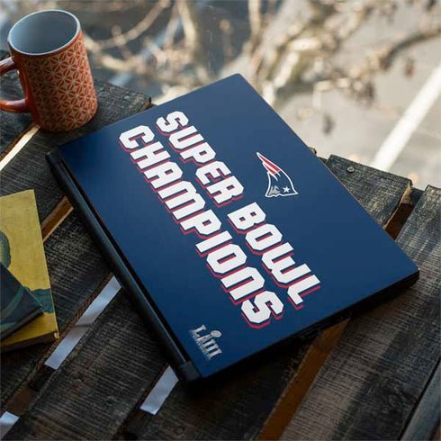 NFL Patriots Super Bowl LIII Champions MSI GS65 Stealth Laptop Skin