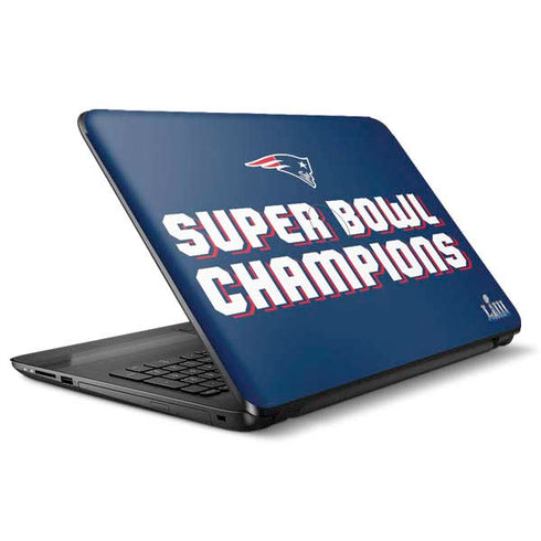 NFL Patriots Super Bowl LIII Champions HP Notebook Skin