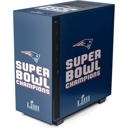NFL Patriots Super Bowl LIII Champions NZXT H510 Compact ATX Mid-Tower Case Skin