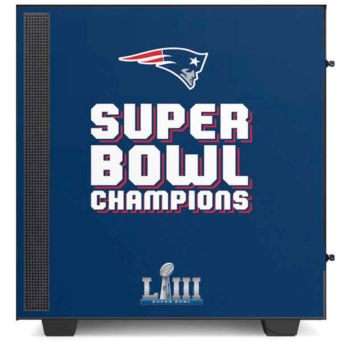 NFL Patriots Super Bowl LIII Champions NZXT H510 Compact ATX Mid-Tower Case Skin