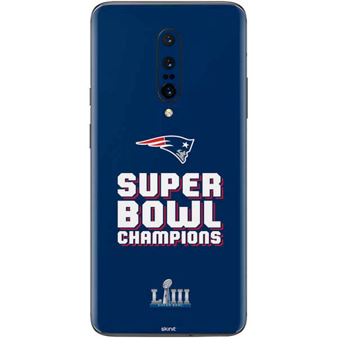 NFL Patriots Super Bowl LIII Champions OnePlus 7 Pro Skin