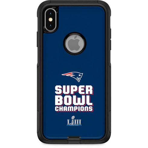 NFL Patriots Super Bowl LIII Champions Otterbox Commuter iPhone Skin