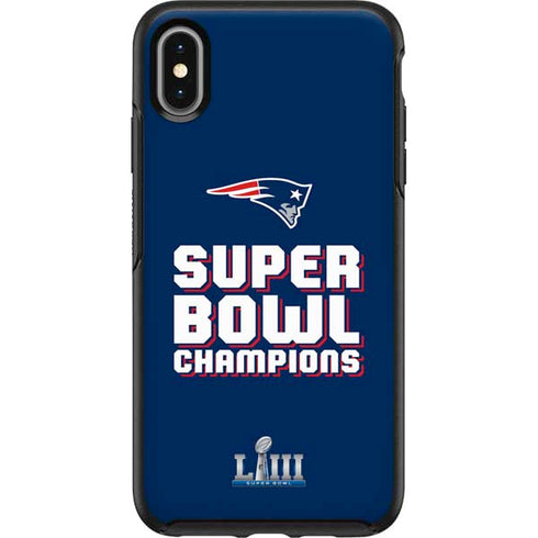 NFL Patriots Super Bowl LIII Champions Otterbox Symmetry iPhone Skin