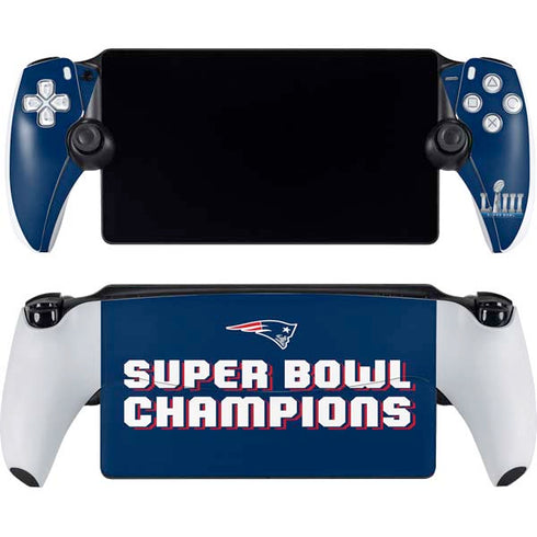 NFL Patriots Super Bowl LIII Champions PlayStation Portal Remote Player Skin