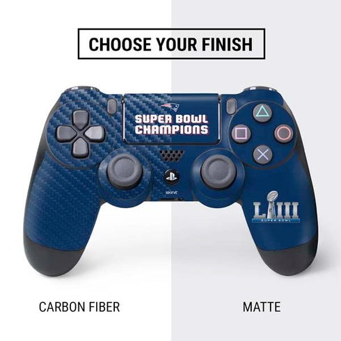NFL Patriots Super Bowl LIII Champions PS4 Controller Skin