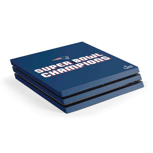 NFL Patriots Super Bowl LIII Champions PS4 Pro Console Skin
