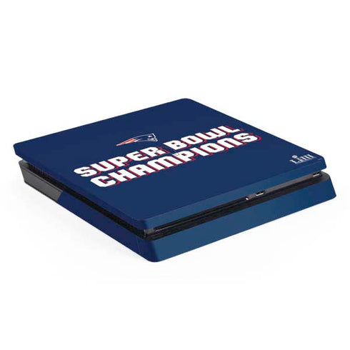NFL Patriots Super Bowl LIII Champions PS4 Slim Skin