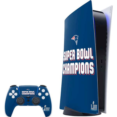 NFL Patriots Super Bowl LIII Champions PS5 Digital Edition Bundle Skin