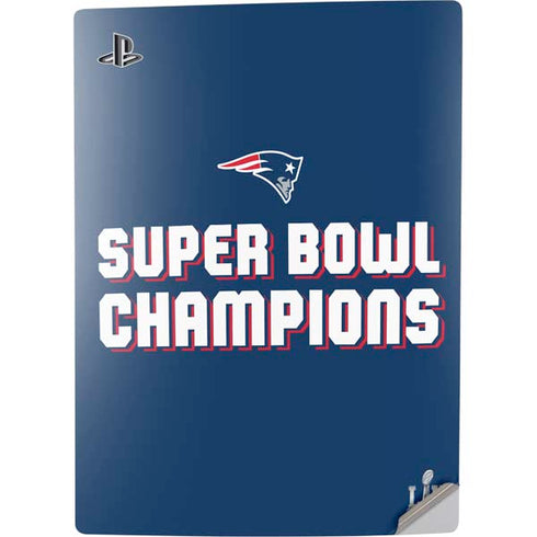 NFL Patriots Super Bowl LIII Champions PS5 Digital Edition Console Skin