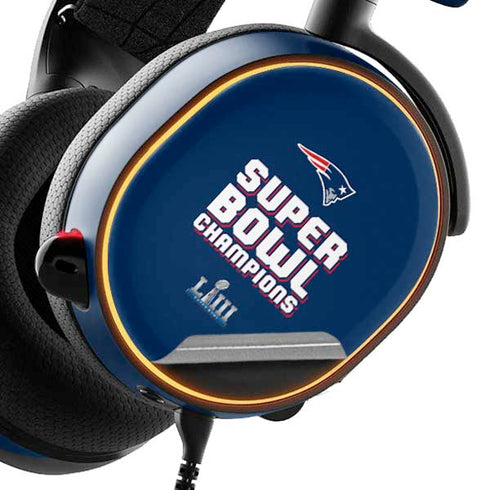 NFL Patriots Super Bowl LIII Champions SteelSeries Arctis 3 Skin