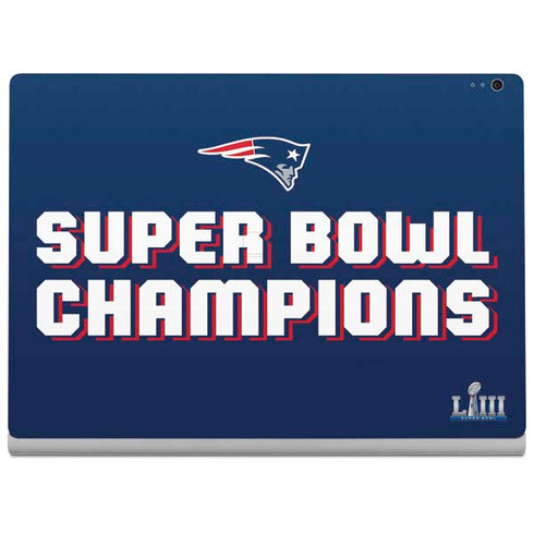 NFL Patriots Super Bowl LIII Champions Surface Book 2 13.5in Skin