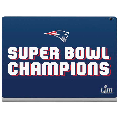 NFL Patriots Super Bowl LIII Champions Surface Book 2 15in Skin