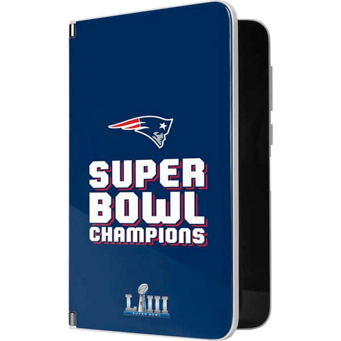 NFL Patriots Super Bowl LIII Champions Surface Duo Skin