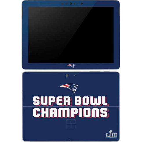 NFL Patriots Super Bowl LIII Champions Surface Go Skin