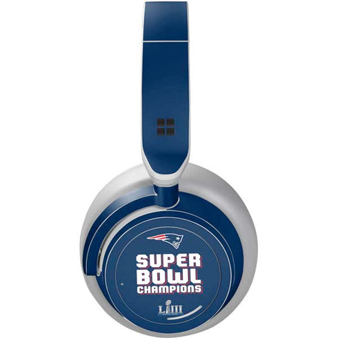 NFL Patriots Super Bowl LIII Champions Surface Headphones Skin