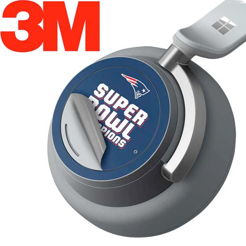 NFL Patriots Super Bowl LIII Champions Surface Headphones Skin