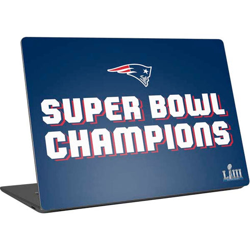 NFL Patriots Super Bowl LIII Champions Surface Laptop 4 15in Skin