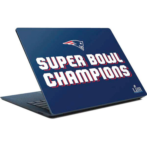 NFL Patriots Super Bowl LIII Champions Surface Laptop Skin