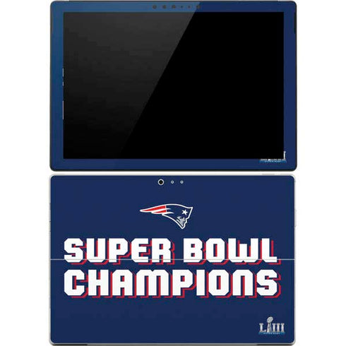 NFL Patriots Super Bowl LIII Champions Surface Pro 4 Skin