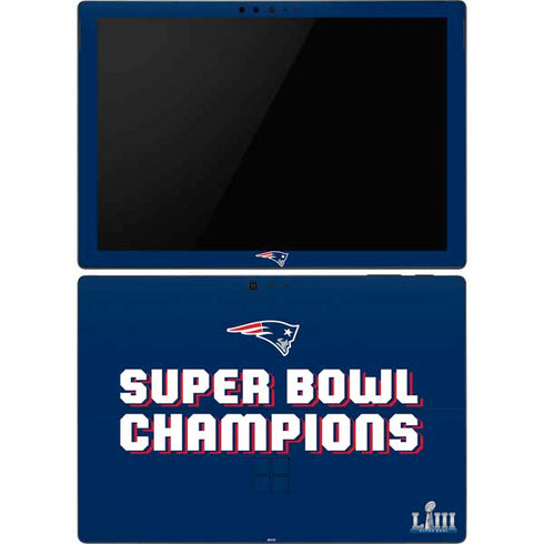 NFL Patriots Super Bowl LIII Champions Surface Pro 6 Skin