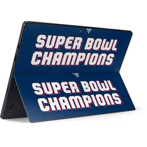 NFL Patriots Super Bowl LIII Champions Surface Pro 6 Skin