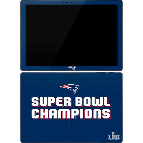 NFL Patriots Super Bowl LIII Champions Surface Pro 7 Skin