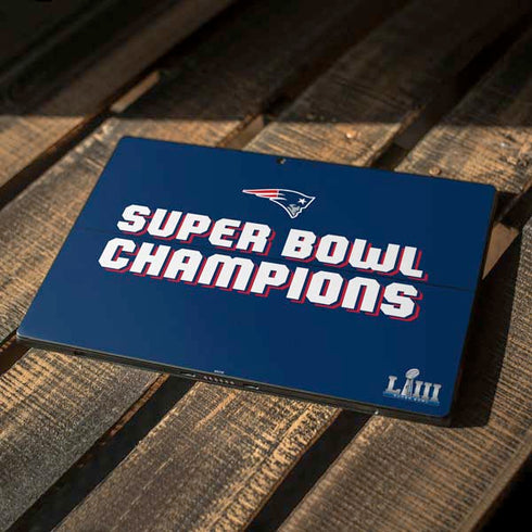 NFL Patriots Super Bowl LIII Champions Surface Pro 7 Skin