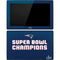 NFL Patriots Super Bowl LIII Champions Surface Pro Tablet Skin